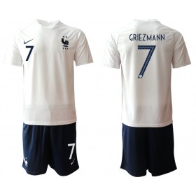 Camisolas de Futebol França Antoine Griezmann 7 Criança Equipamento Alternativa Euro 2020 Manga Curta